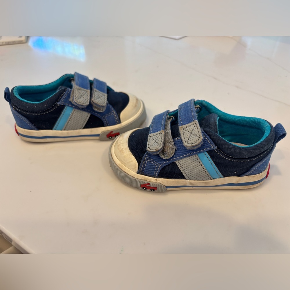 See Kai Run Russell Size 6 Baby/Toddler in Navy/Multi - Picture 4 of 4